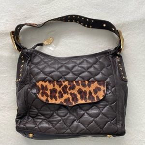 Falchi Lambskin Hobo & Clutch